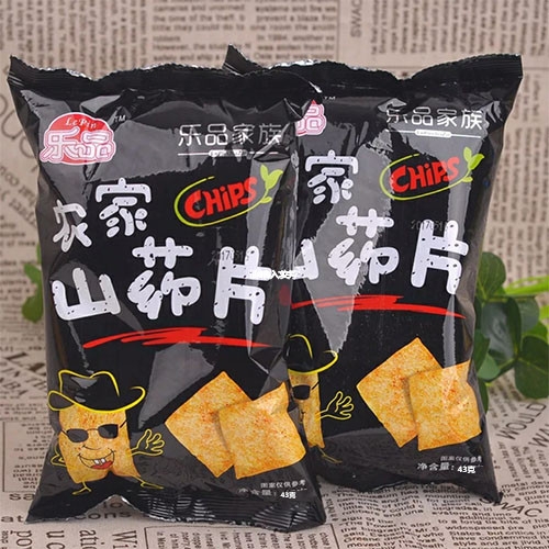 乐品农家山药油炸膨化食品43克*10袋