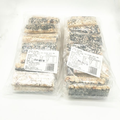 才记糖制品花生芝麻糖20袋（550g）