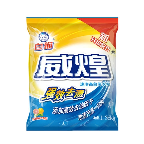 白猫威煌洗衣粉1.36kg*6包