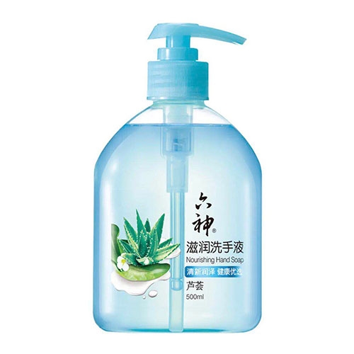 六神滋润洗手液芦荟味500ml