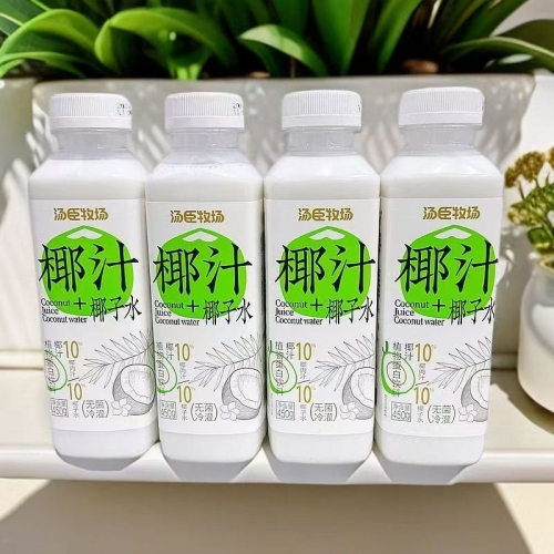 汤臣牧场椰子汁+椰子水450ML*15瓶