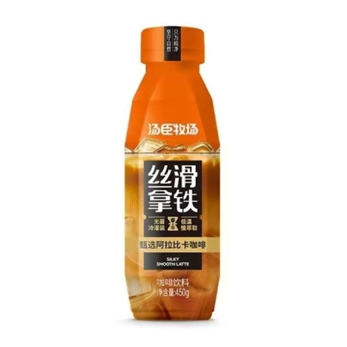 汤臣牧场丝滑拿铁咖啡450ml*15瓶