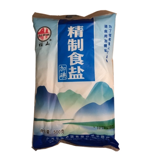 桂山精致食盐（加碘）400克