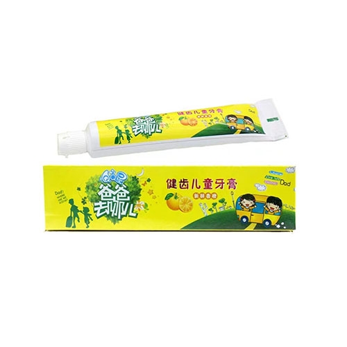 爸爸去哪健齿儿童牙膏（新鲜香橙味）50g