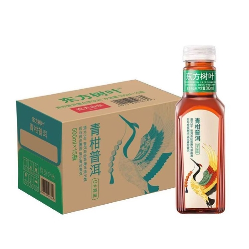 农夫山泉东方树叶青柑普洱500ml*15瓶