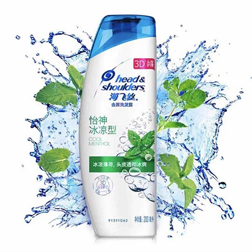 海飞丝怡神冰凉型洗发露200ml